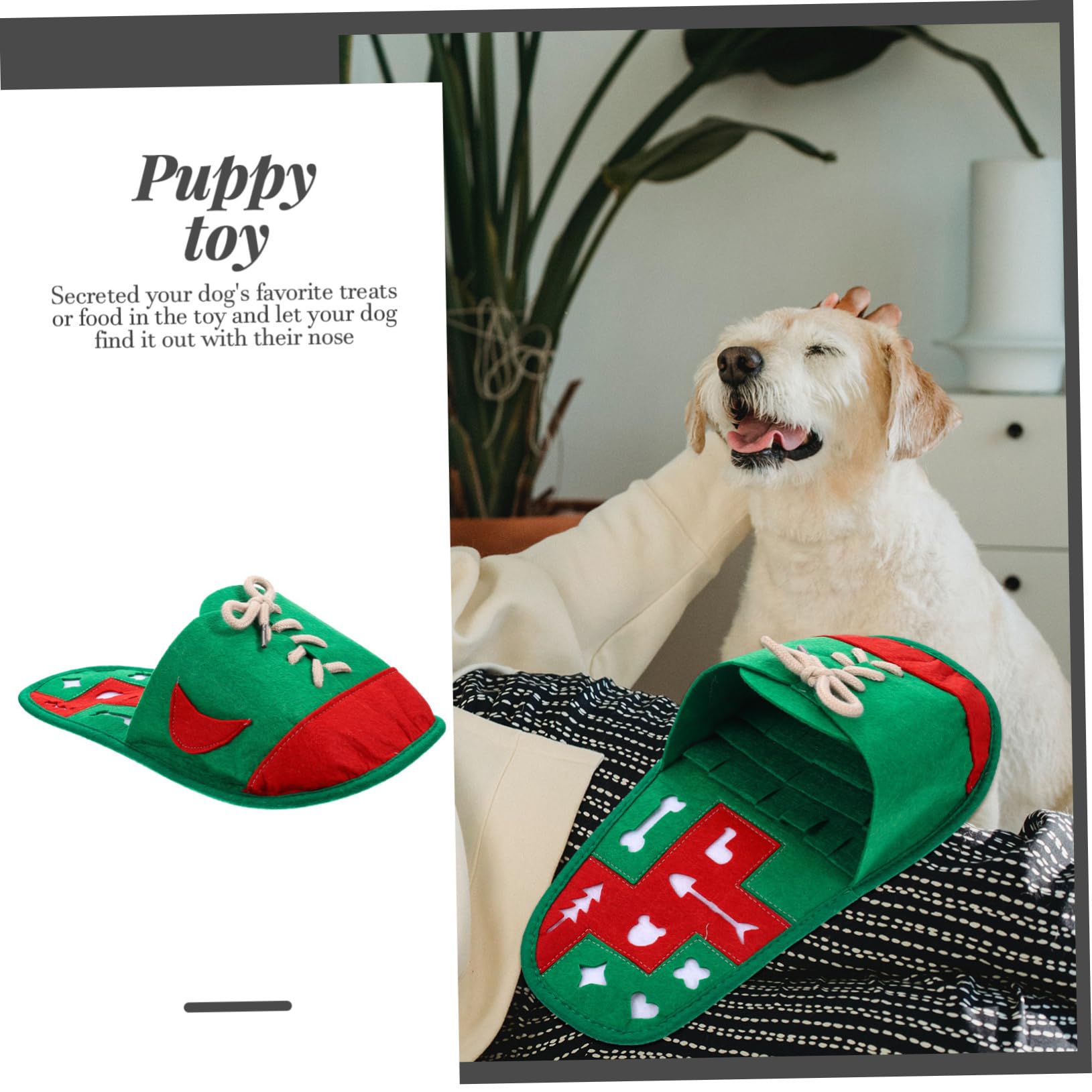 BESPORTBLE 4 Piezas Juguete para Mascotas con Fugas Dog Toys Accesorio para Cachorros Juguete de Tela de Fieltro colchoneta para Mascotas Juguetes para Perros pequeños Suministro de Cachorro