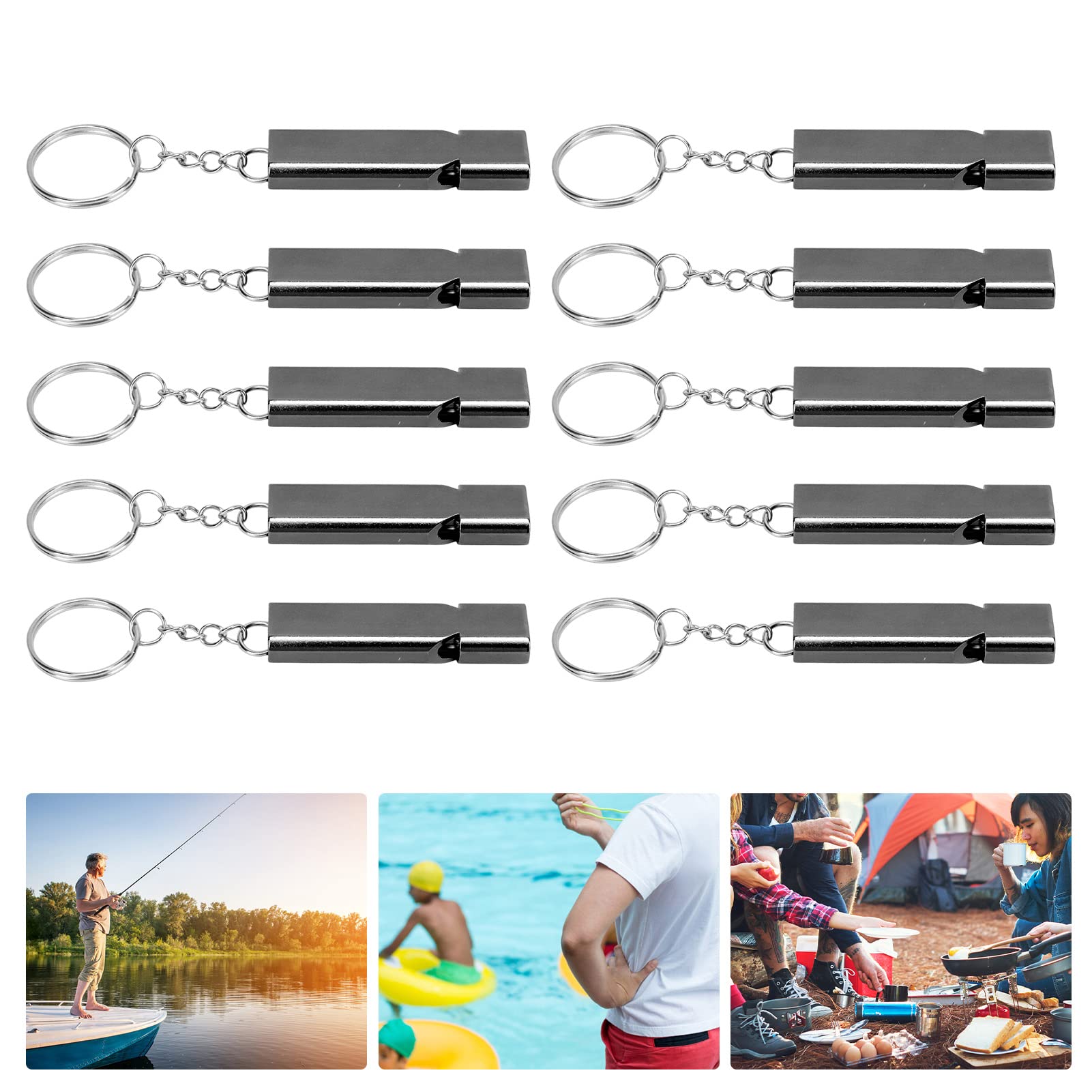 DIFLAX 3 Pièces Sifflet D'Urgence, Sifflet De Survie, Sifflet