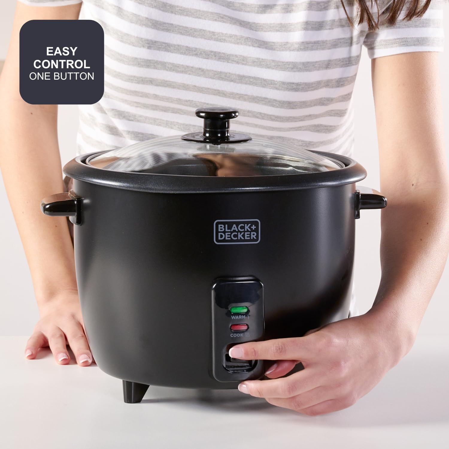 BLACK & DECKER BXRC1800E Rijstkoker Zwart BLACK & DECKER BXRC1800E Rijstkoker Zwart