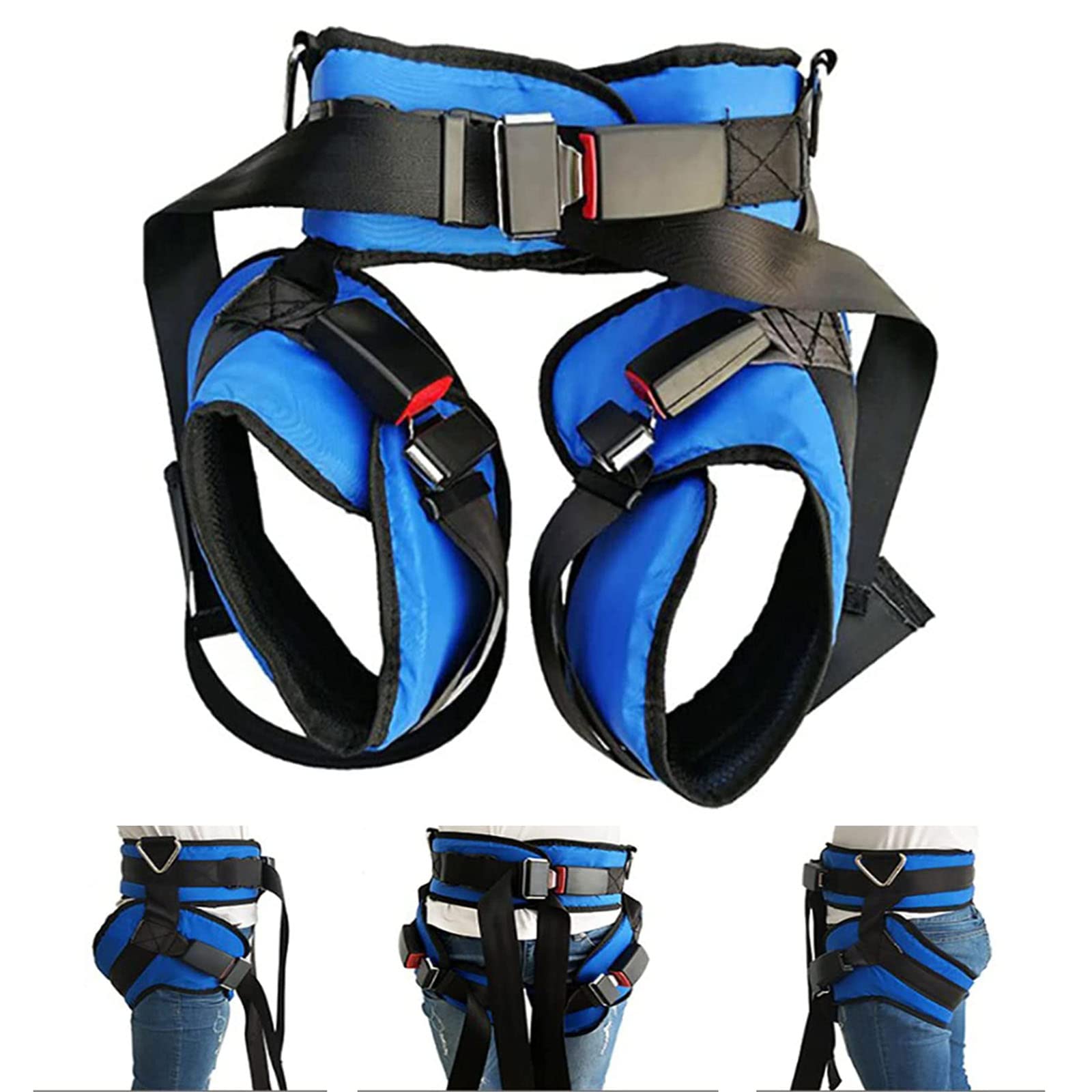 Almohadilla Repuesto para trampolín, arnés para trampolín Salto para niños y Adultos, protección elástica para Cintura y Cadera, cinturón Seguridad para trampolín, Columpio, cinturón Seguridad medi