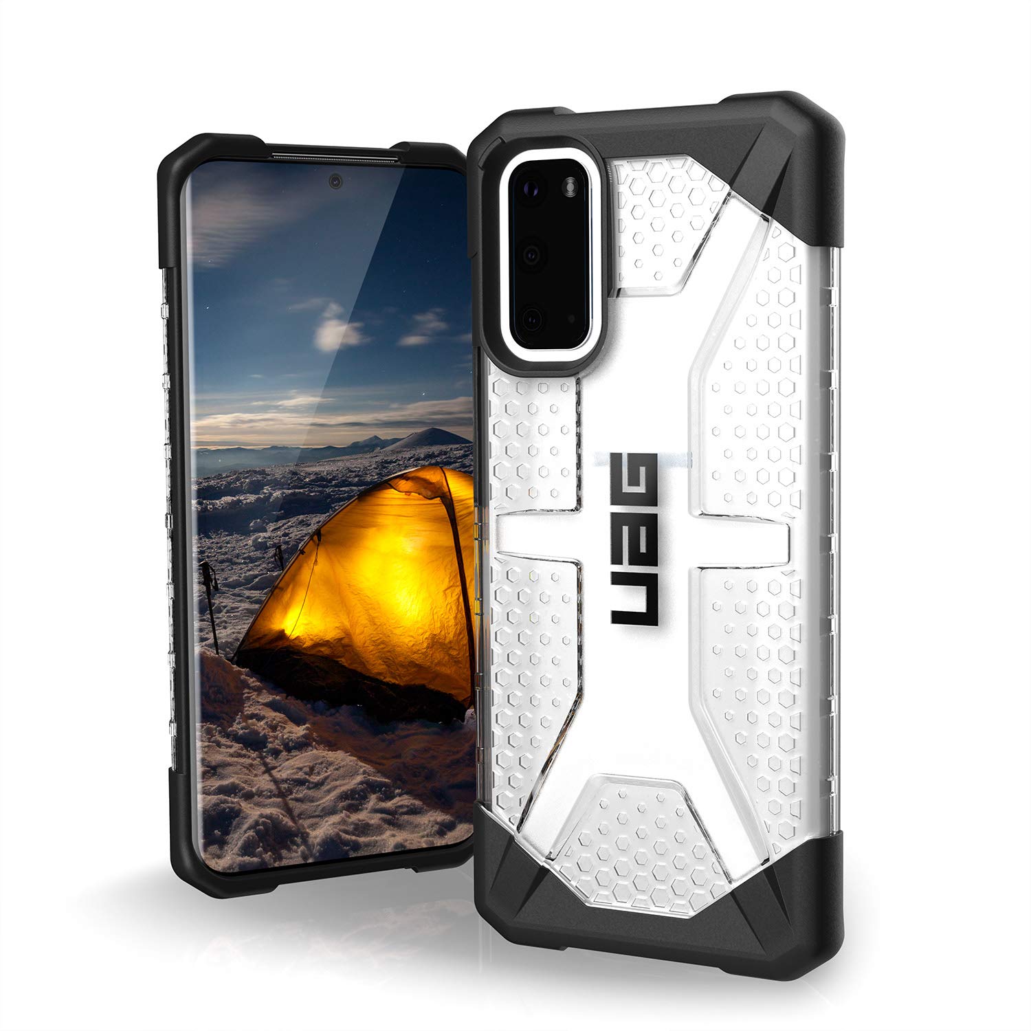URBAN ARMOR GEAR UAG-GLXS20-IC Galaxy S20 Compatible Case, Plasma Ice PLASMA-Ice
