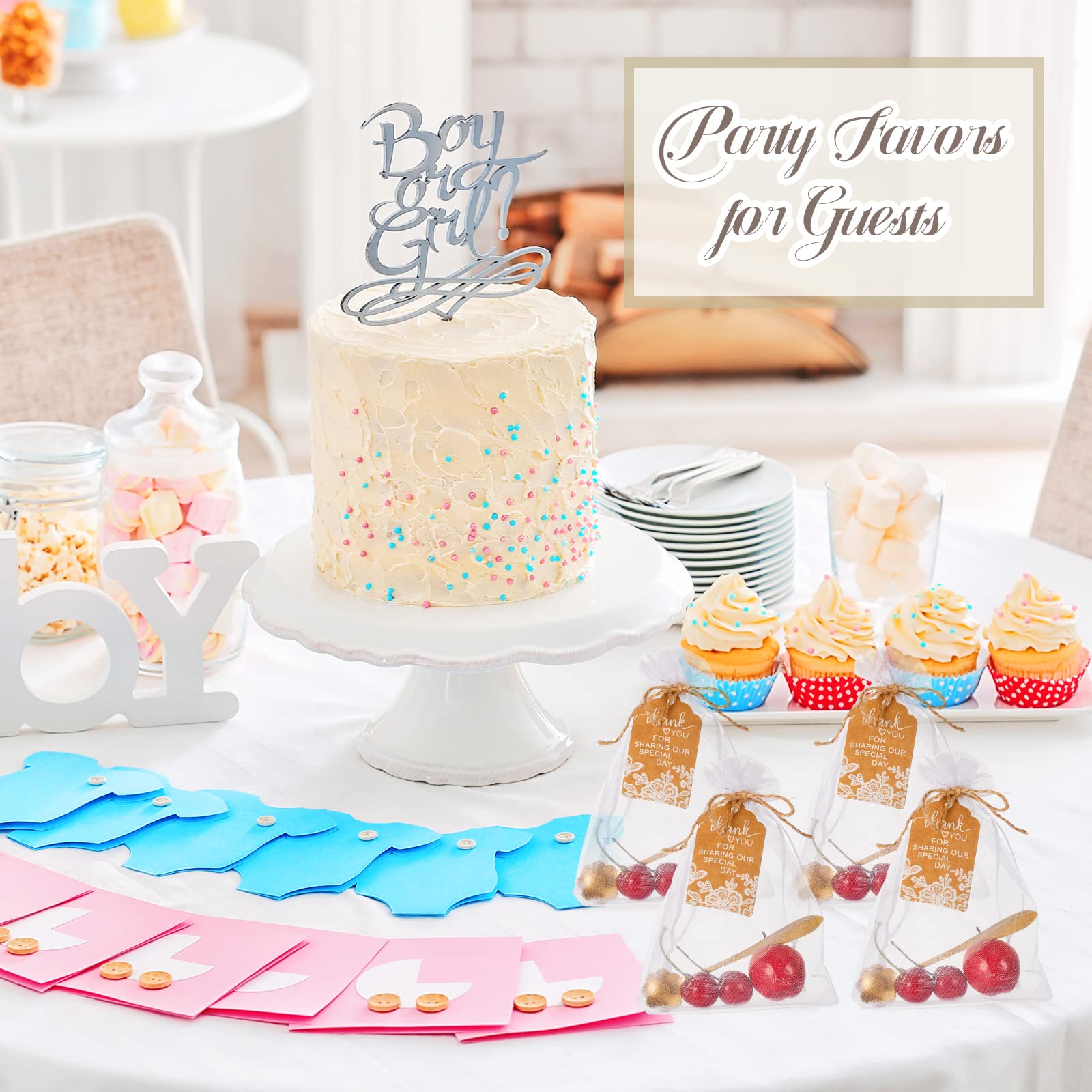 Norme Lot de 100 cuillères à café en acier inoxydable avec 100 étiquettes cadeau avec cordon de serrage, sac en organza et corde pour cadeau, thé, souvenir, fête prénuptiale