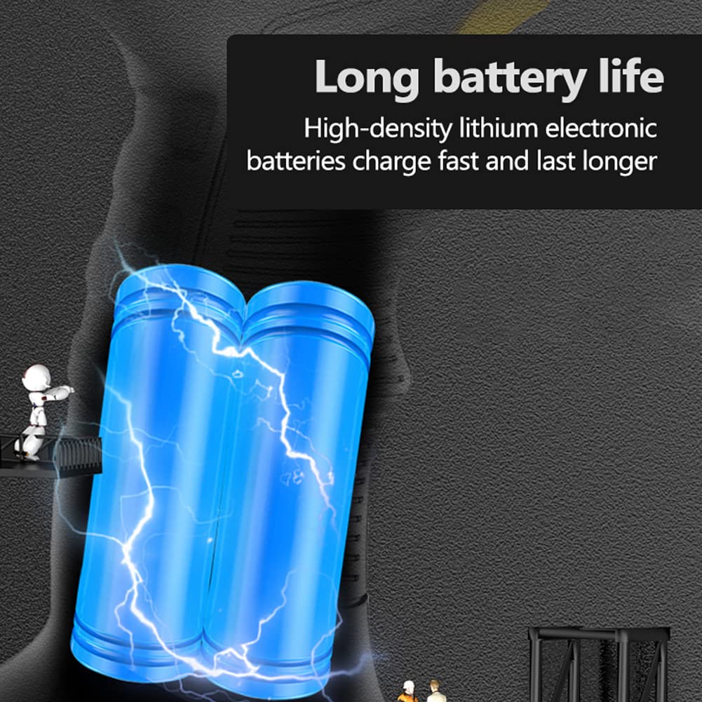 Shkalacar Compresor de Aire inalámbrico para Coche de 120 W, inflador de neumáticos Recargable USB de Mano, Pantalla Digital, Bomba Inflable, manómetro, Accesorios para Coche