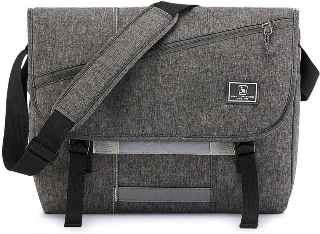 Messenger Bag for Men, 15.6 Inch Laptop Crossbody Bags Women Casual Satchel Shoulder Bag College Travel Office Briefcase