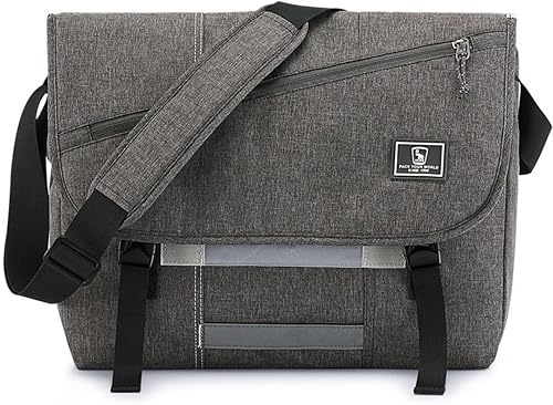Miniatura 10 de OIWAS Bolsa de Mensajero para Mujeres, Bolso Bandolera para Laptop de 17 Pulgadas, Hombres, Bolsa de Hombro Casual, Satchel, Bolsa de Viaje para la