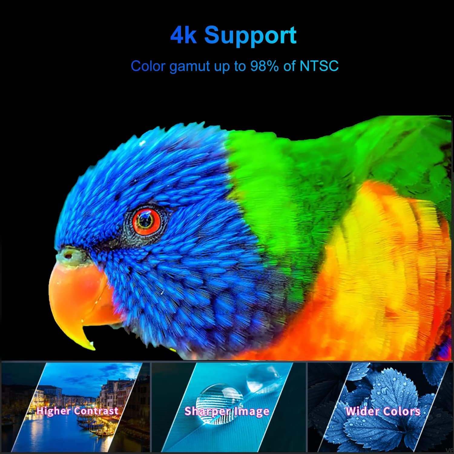 5G WiFi Bluetooth Projector 4K with 450"Display,2023 Upgraded 1000ANSI Native 1080P Projector,Movie Outdoor Projector Support 4K,Dolby,Zoom,Correct Keystone,4K Projector for W/TV Stick,iOS,Android,PS5