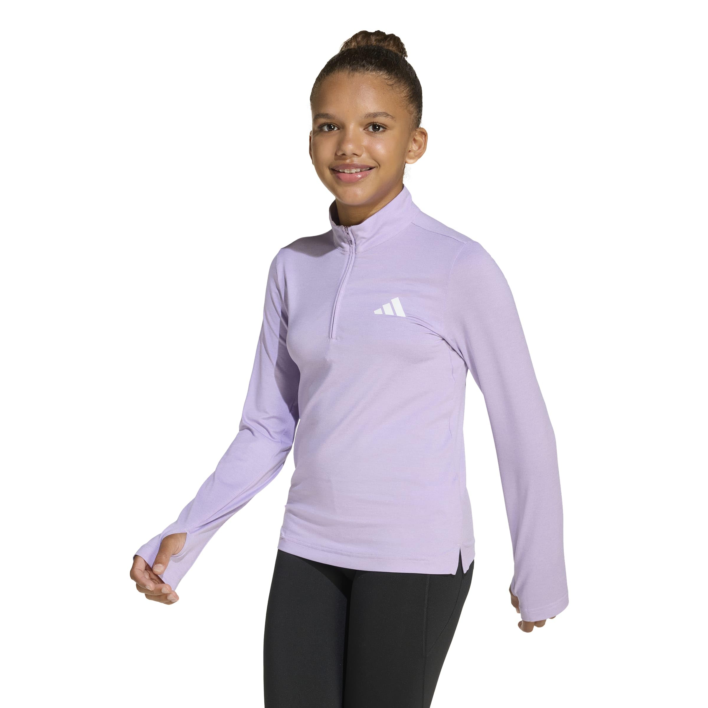 adidas Unisex Kids All Sports Favorite 1/4 Zip Kids Longsleeve
