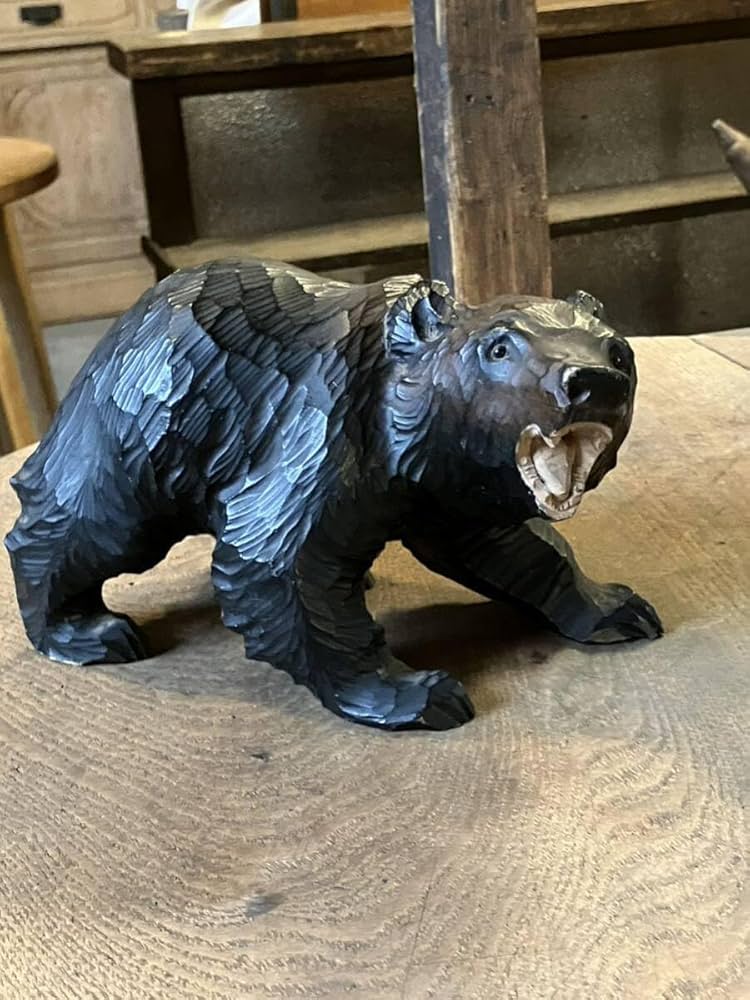 木彫り 熊 一升瓶 民芸 オブジェ セット売り 23kum54-3.jpg