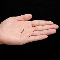 Vista 5 de Hardware Philosophy Clavos de latón "puros", 0.6 pulgadas, bolsa de 100 – Arquitectónico, diseño de interiores, puertas, herrajes