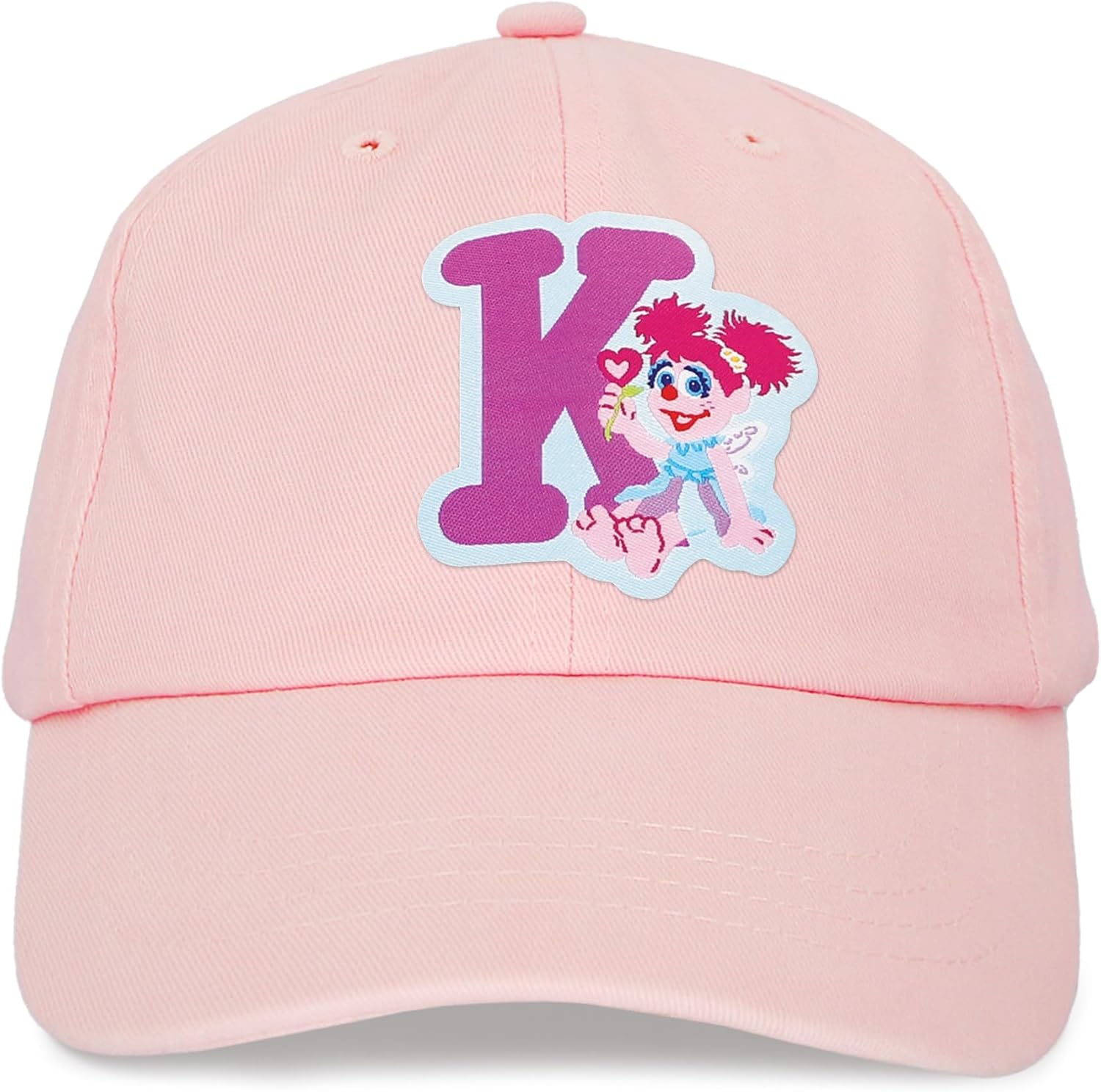 Sesame Street Elmo & Abby Kids Toddler Cap with Initial, Toddler Boys Hat, Youth Girl Baseball Cap, Cute Toddler Baseball Cap - Image 3