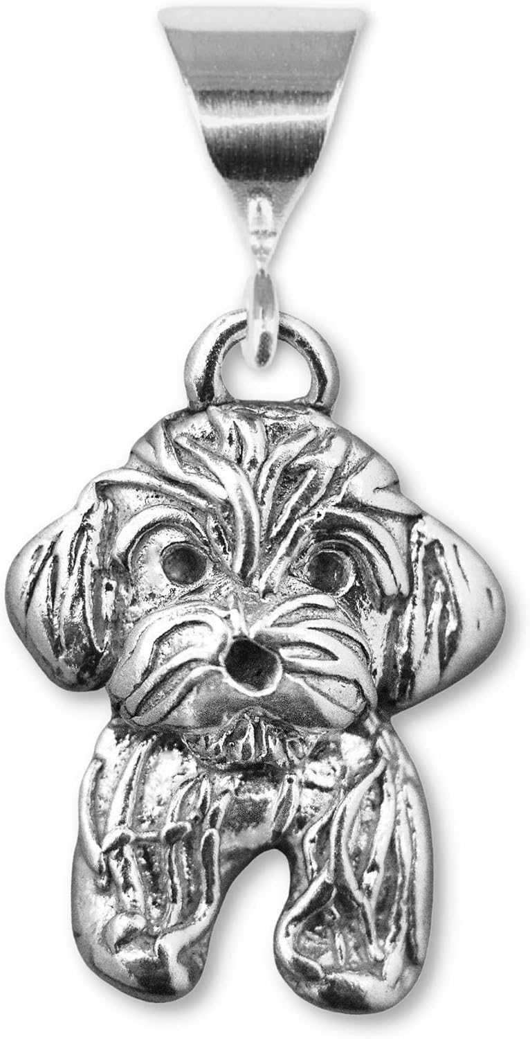 Havanese Gifts for Women - Sterling Silver Havanese Pendant for Necklace - Handcrafted in the USA