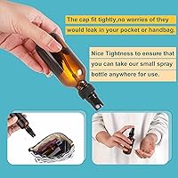 Vista 2 de Botella de spray de vidrio NOOEEISS, Ámbar