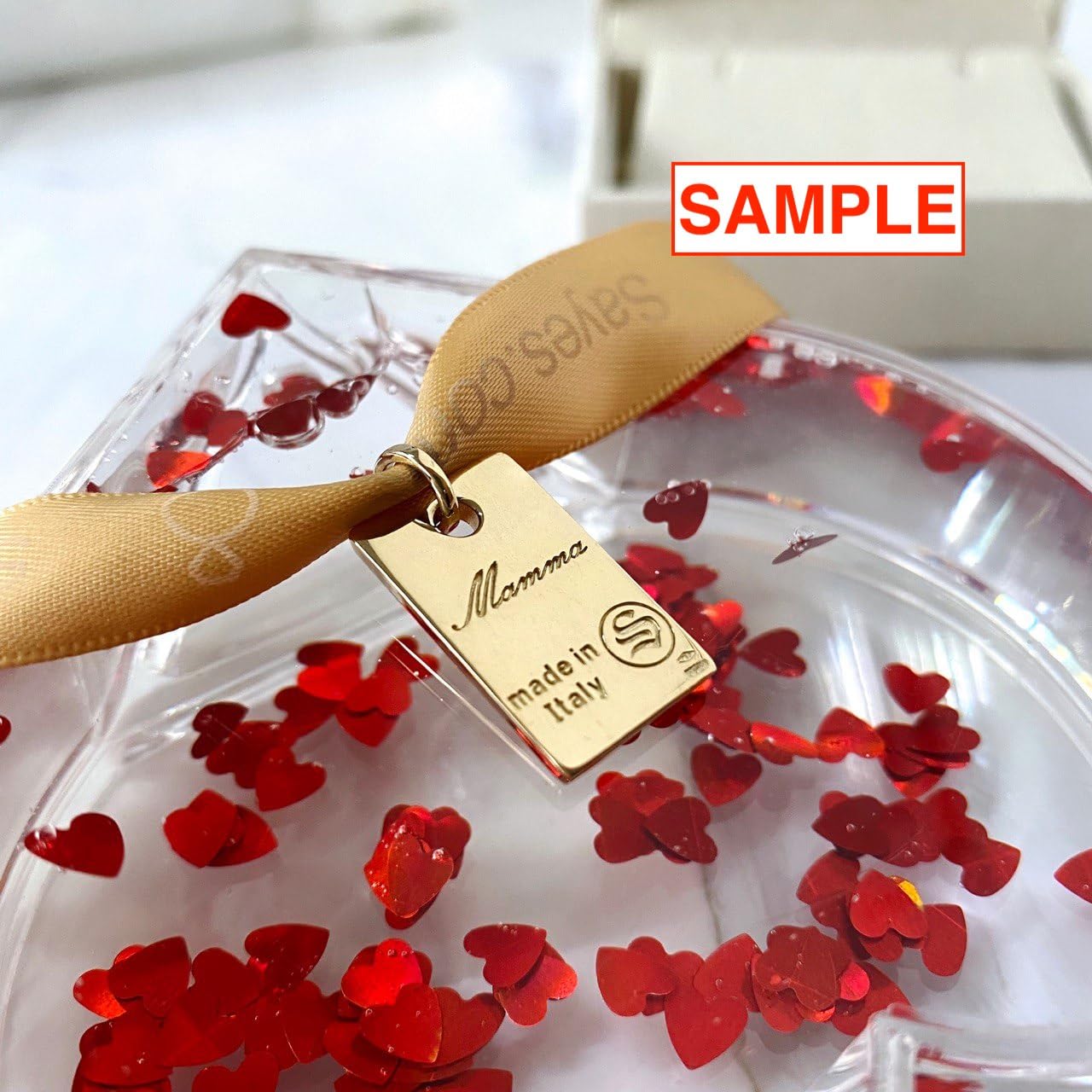 sayes.com Lingotto Pendente Gioiello in oro 18 karati personalizzabile - da 5 o 10 grammi in oro bianco, giallo o rosa