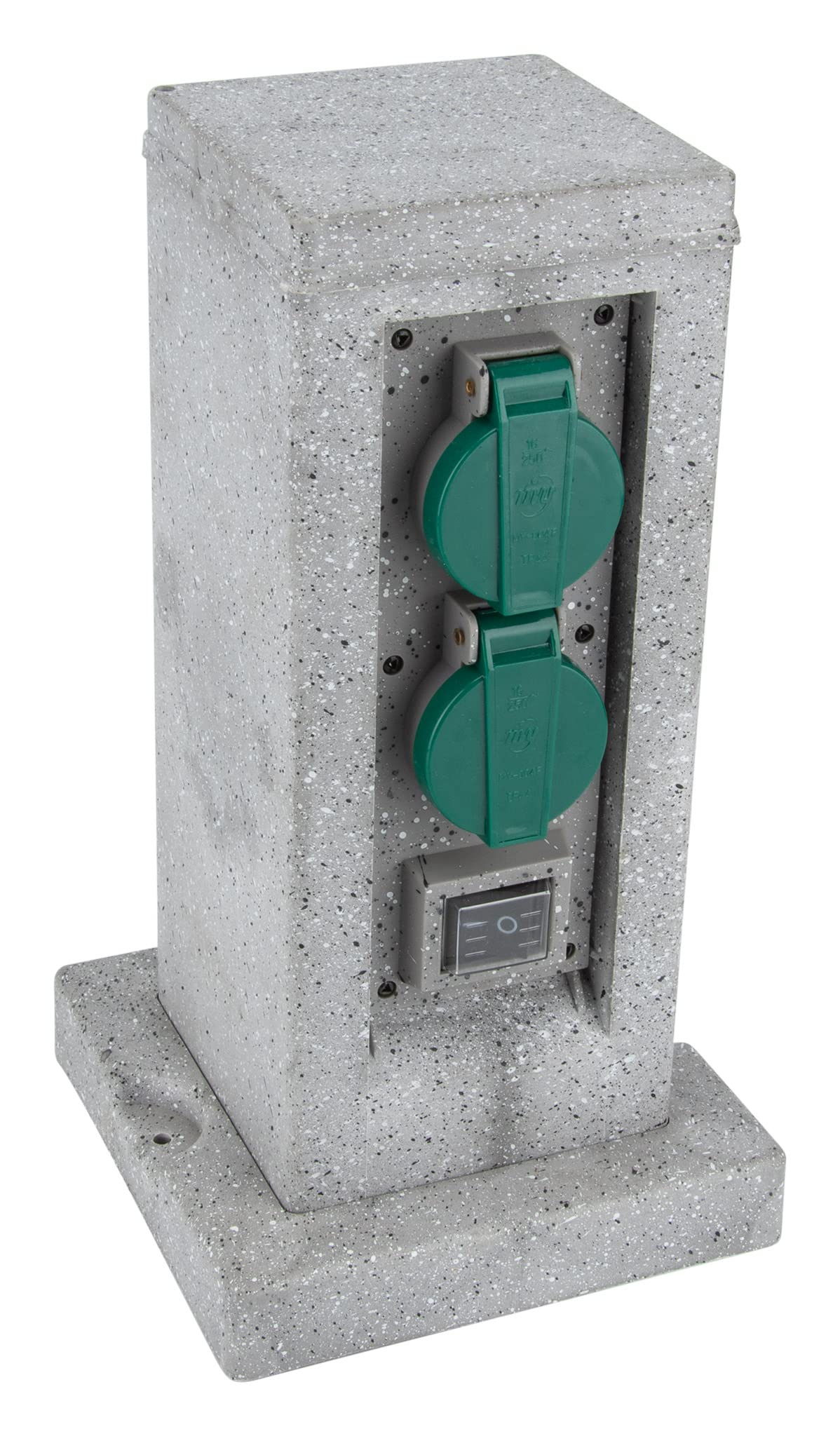 Zenitech - Steinpoller 4x16a + 2 inter 5m grau