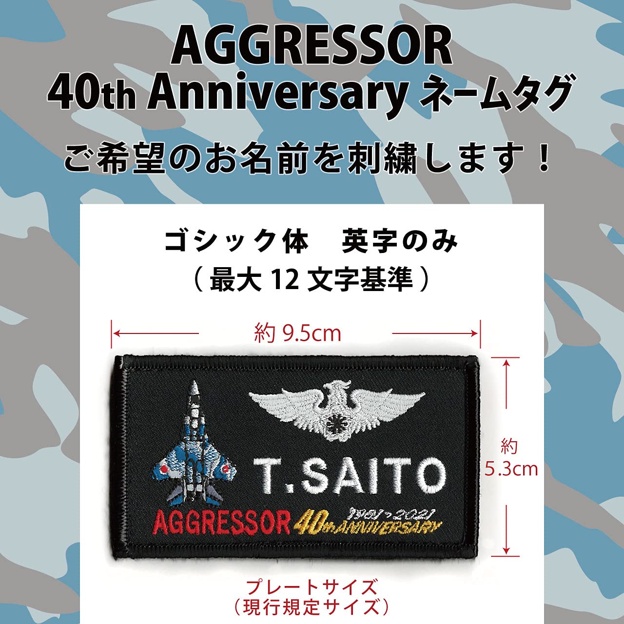 Amazon | 【 名入れ 】 自衛隊グッズ ネームタグ 航空自衛隊 飛行教導