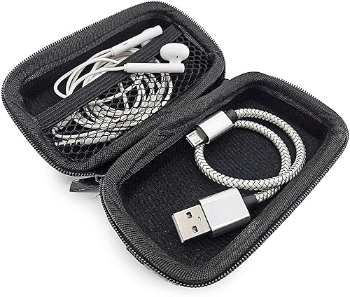 Miniatura 6 de Bolsa de viaje para unidad flash USB, EVA, a prueba de golpes, a prueba de presión e impermeable, bolsa de viaje para cable USB, auriculares,