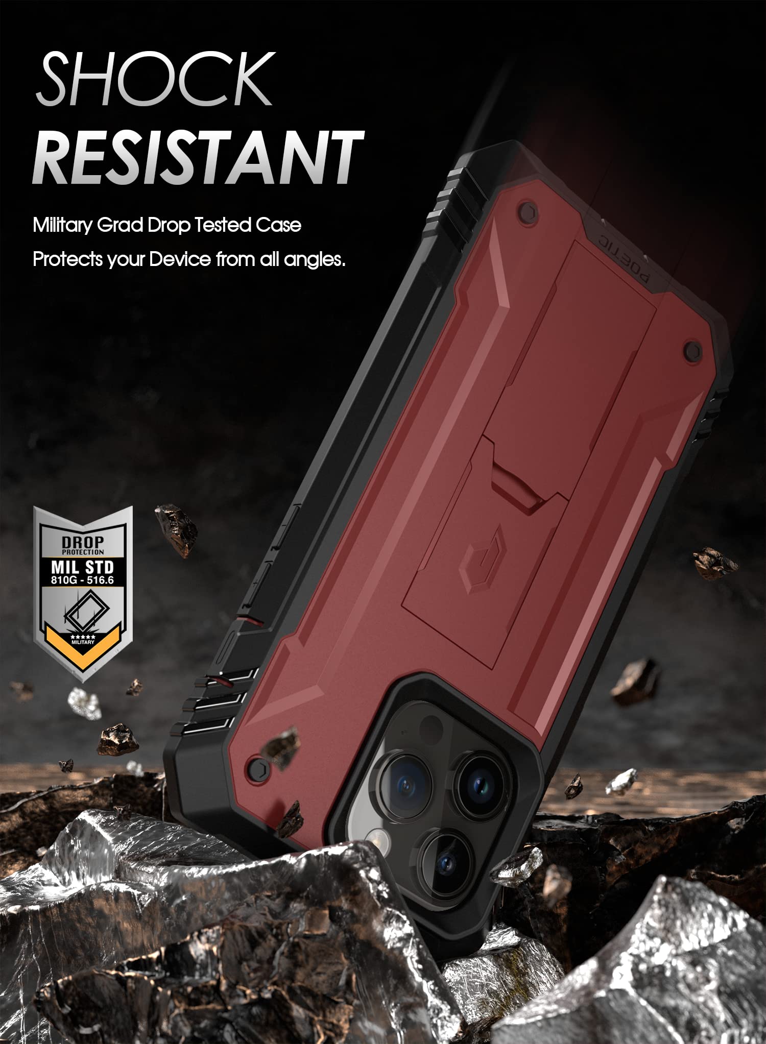 Aazon.co: Poetic Revolution Case Copatible With OnePlus 11 5G 6.7 Inch (2023 Release), Full - View #6