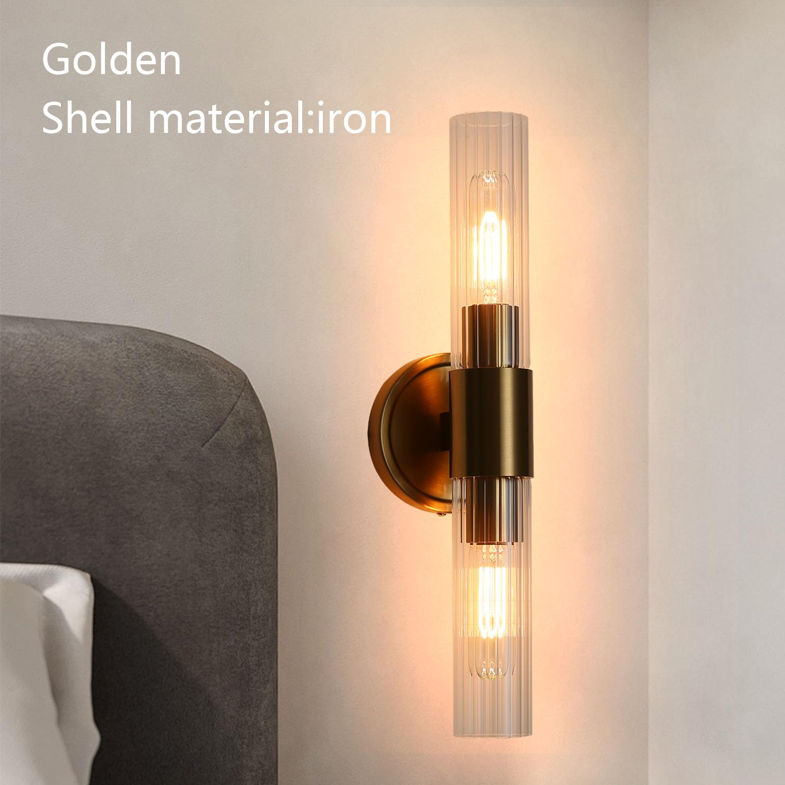 JOSFIGED 2-Light Wall Sconces Lighting - Image 2