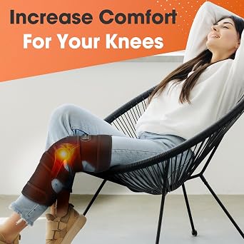 Plug-in Heated Knee Massager for Knee Pain Relief Arthritis