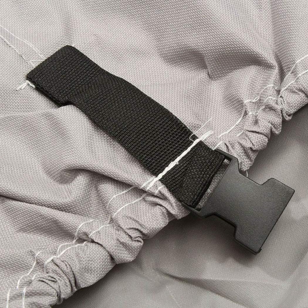 Funda Impermeable y Resistente for embarcaciones, Apta for Cascos en Forma de V, de Tres Cascos y protección Exterior Gris for lanchas rápidas remolcadas.(20/22FT)