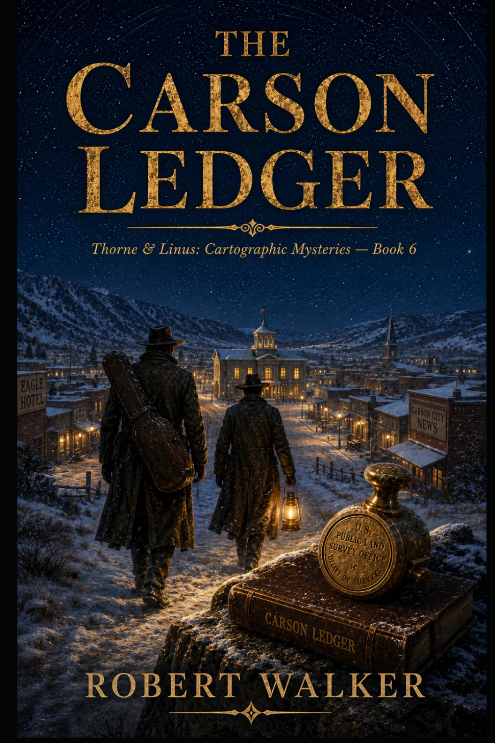 THE CARSON LEDGER: Thorne & Linus: Cartographic Mysteries, Book 6