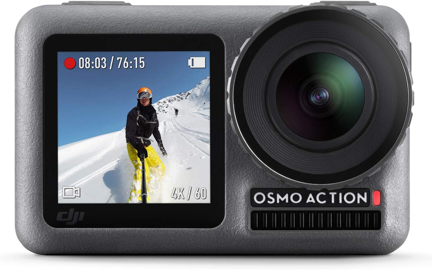 Osmo Action 5 Pro Standard Combo, Waterproof Action Camera with 1/1.3" Sensor, 4K/120fps Video, Subject Tracking, Stabilization, Dual OLED Touchscreens, Ideal for Sports, Vlog