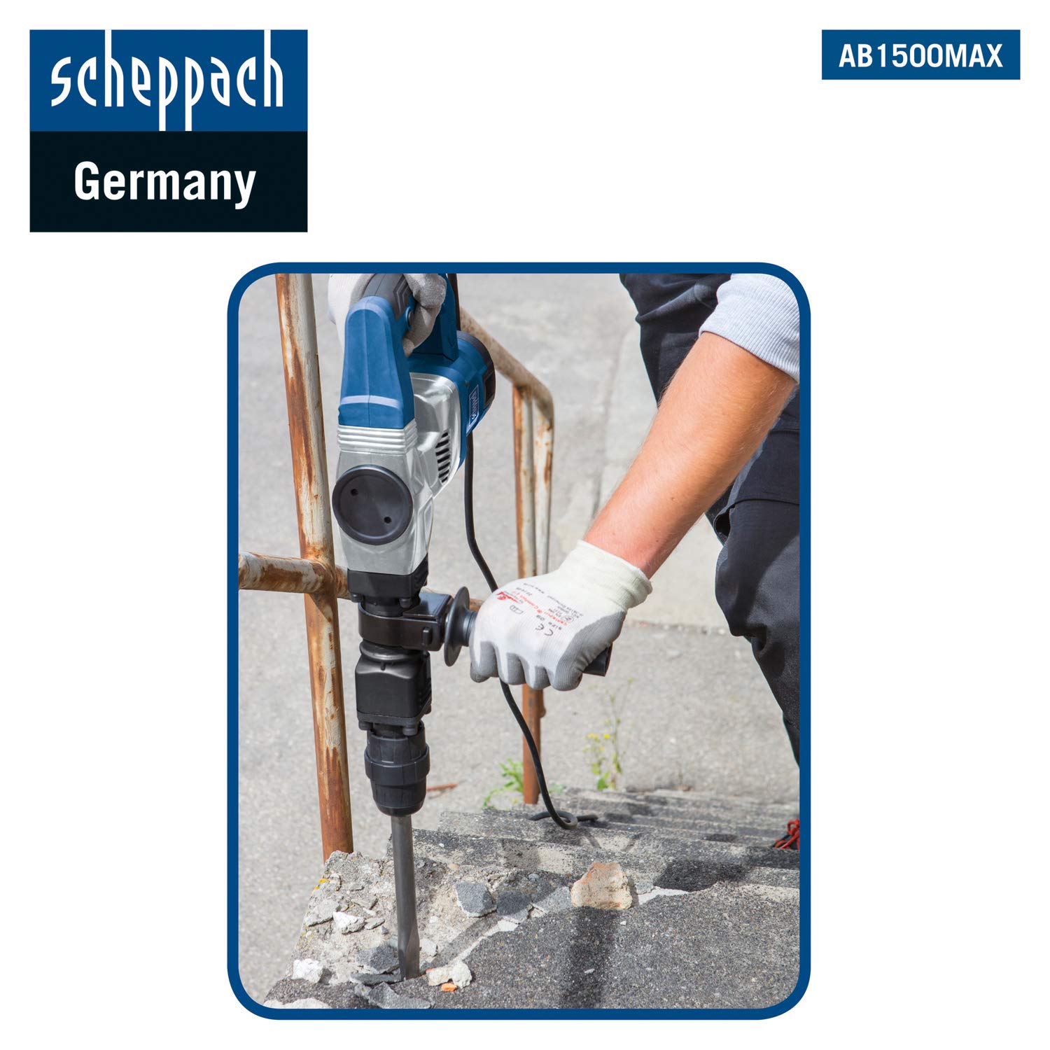 Scheppach Martillo de demolición AB1500MAX
