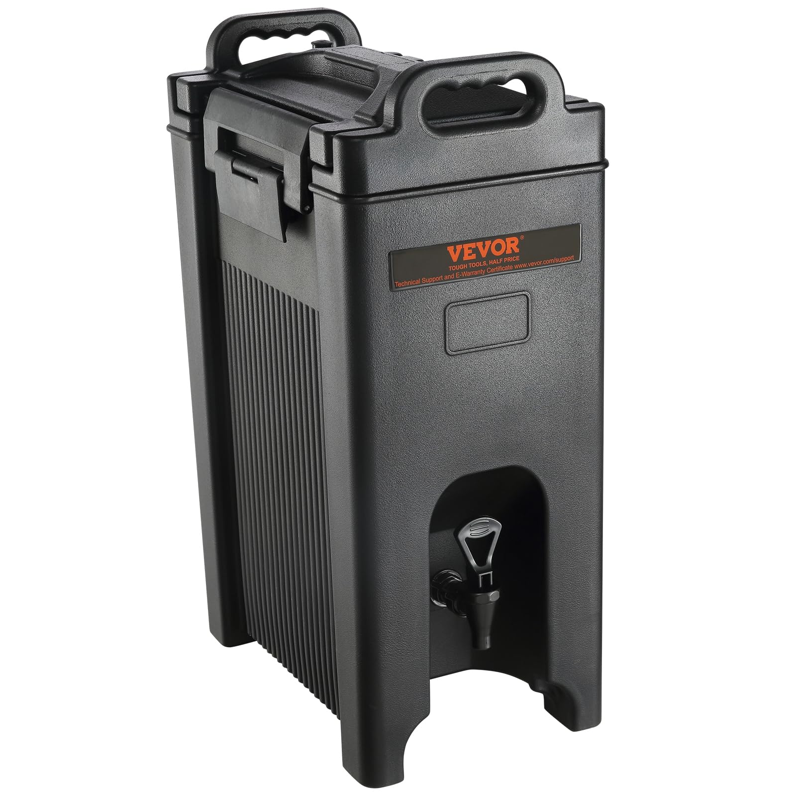 VEVOR Distributore per Bevande Isotermico con Rubinetto di Erogazione Capienza ca. 18,9L Materiale Alimentare per Buffet Festa Evento, Contenitore Isotermico per Distribuzione Bevande Calde/Fredde