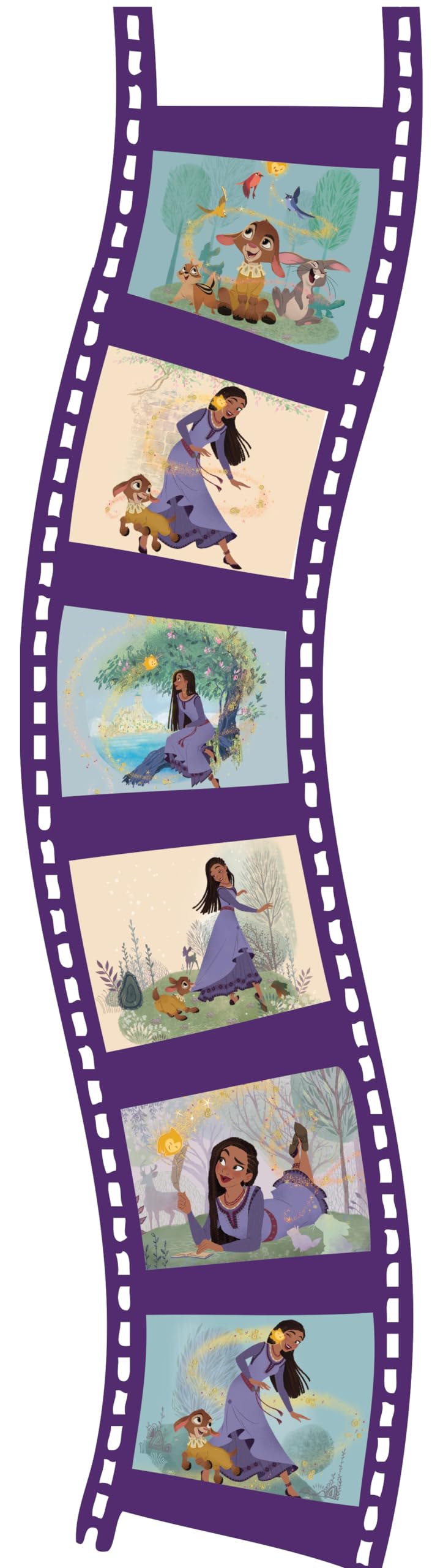 Lexibook Disney Wish Torch and Projector with 3 Discs, 24 Images, Create Your Own Stories, LTC050WI, Purple, Medium - Image 3