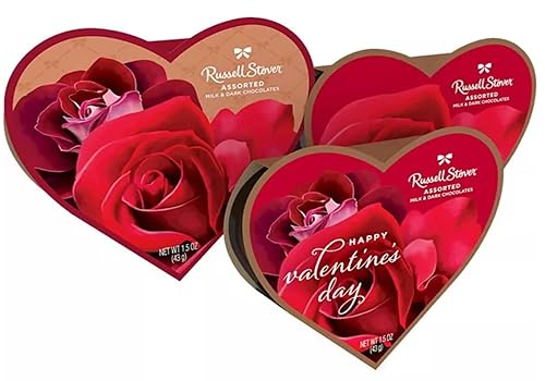 Miniatura 6 de Russell Stover - Caja de regalo para el día de San Valentín, chocolates surtidos  Paquete de 6  Deliciosas golosinas en embalaje decorado, idea de