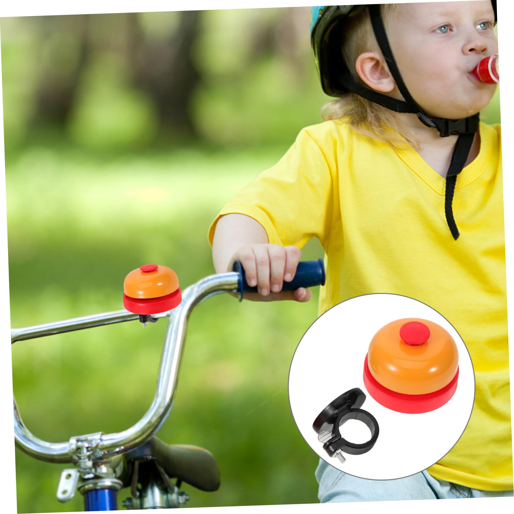 POPETPOP Campana de Bicicleta Campana de Campana de Sonido Fuerte Campanilla de Ciclismo Scooter Bicicleta Campana niñas Bicicleta de Campana Acero Inoxidable