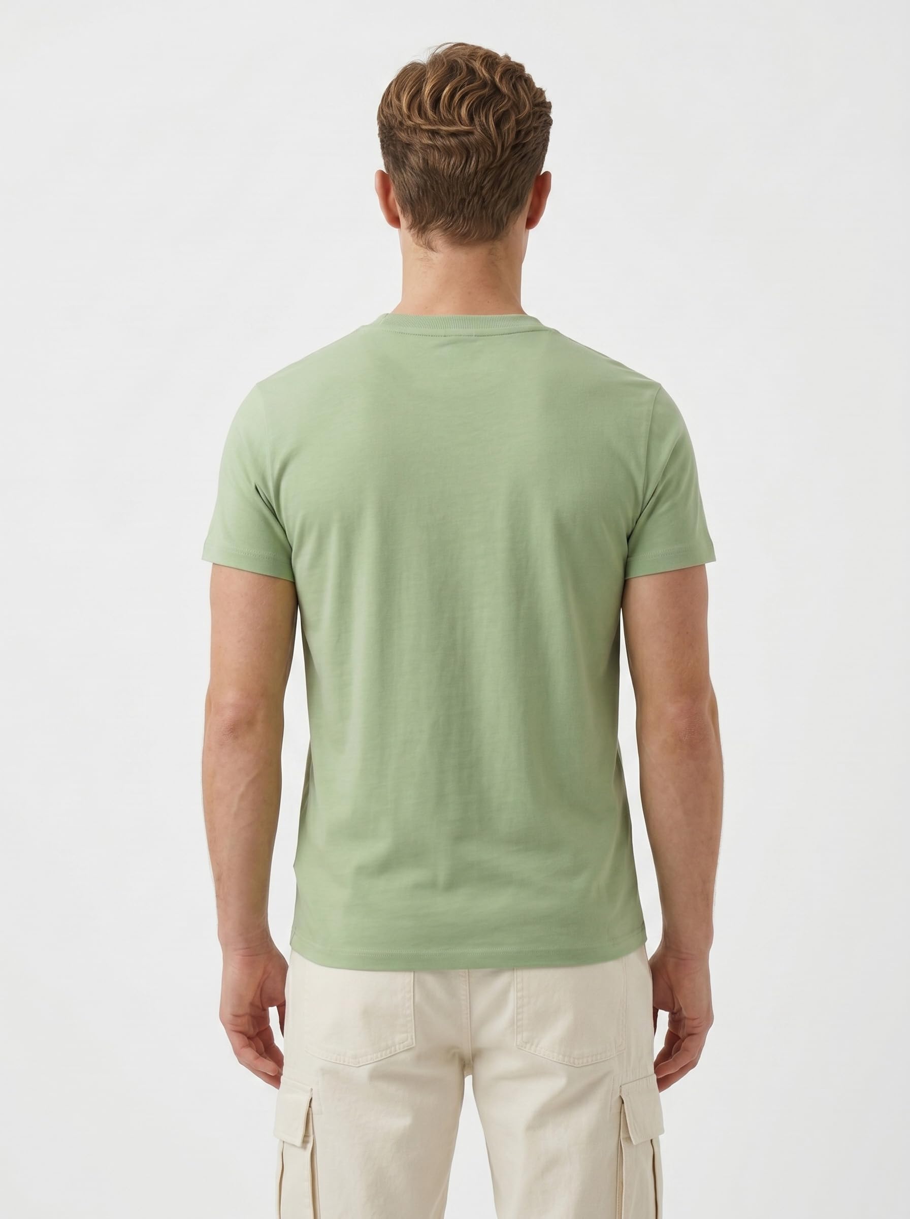 4er-Pack Herren V-Ausschnitt Kurzärmlige T-Shirts