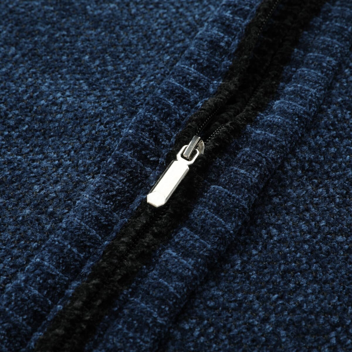 Allthemen Cardigan da Uomo Spesso con Collo Alto e Cerniera Lavorato a Maglia Sweater con Maniche Lunghe in Lana e Cotone