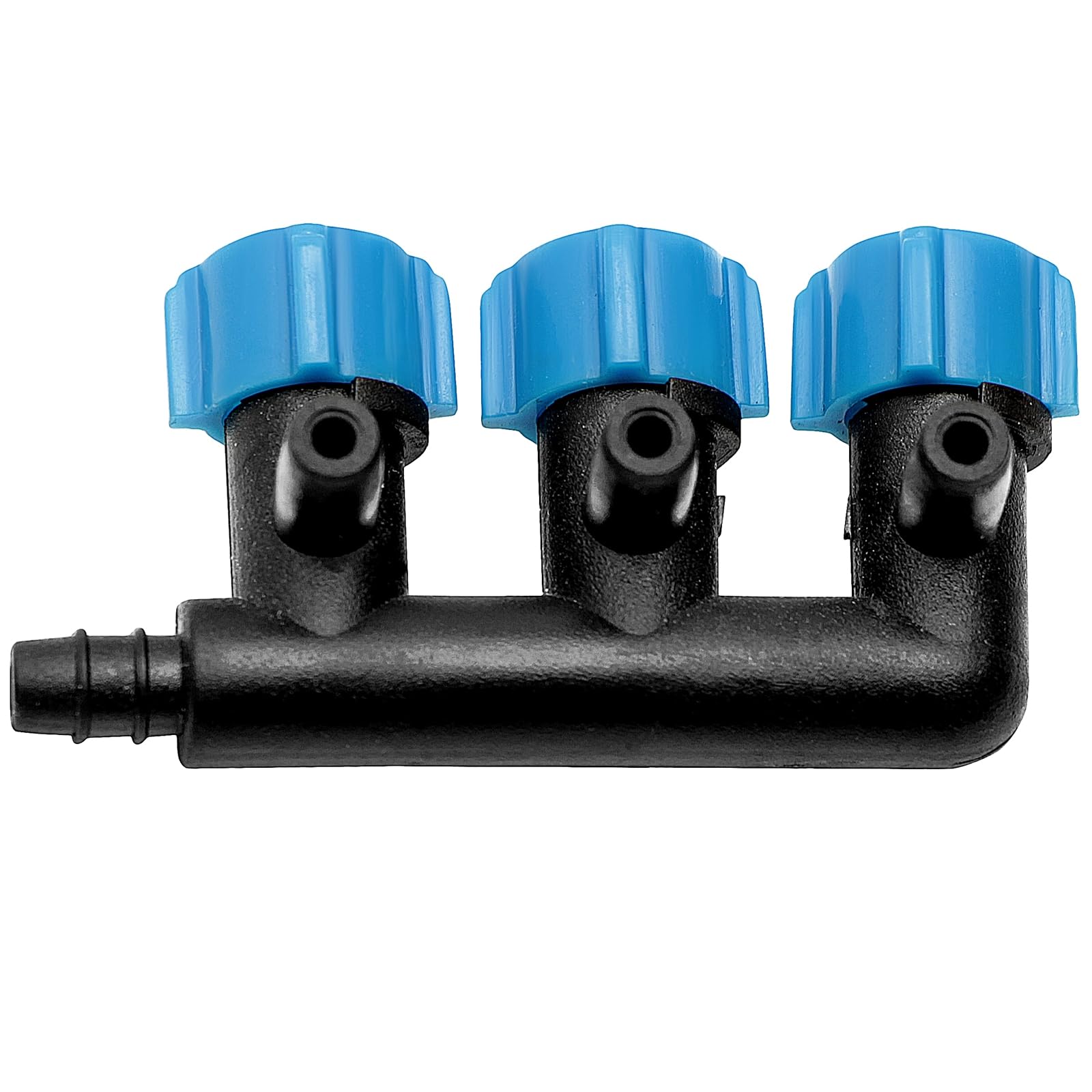 k2aqua Plastic Air Flow 3 Way Control Regulator Valve For Aquarium Fish Pump for Tube 4/6mm