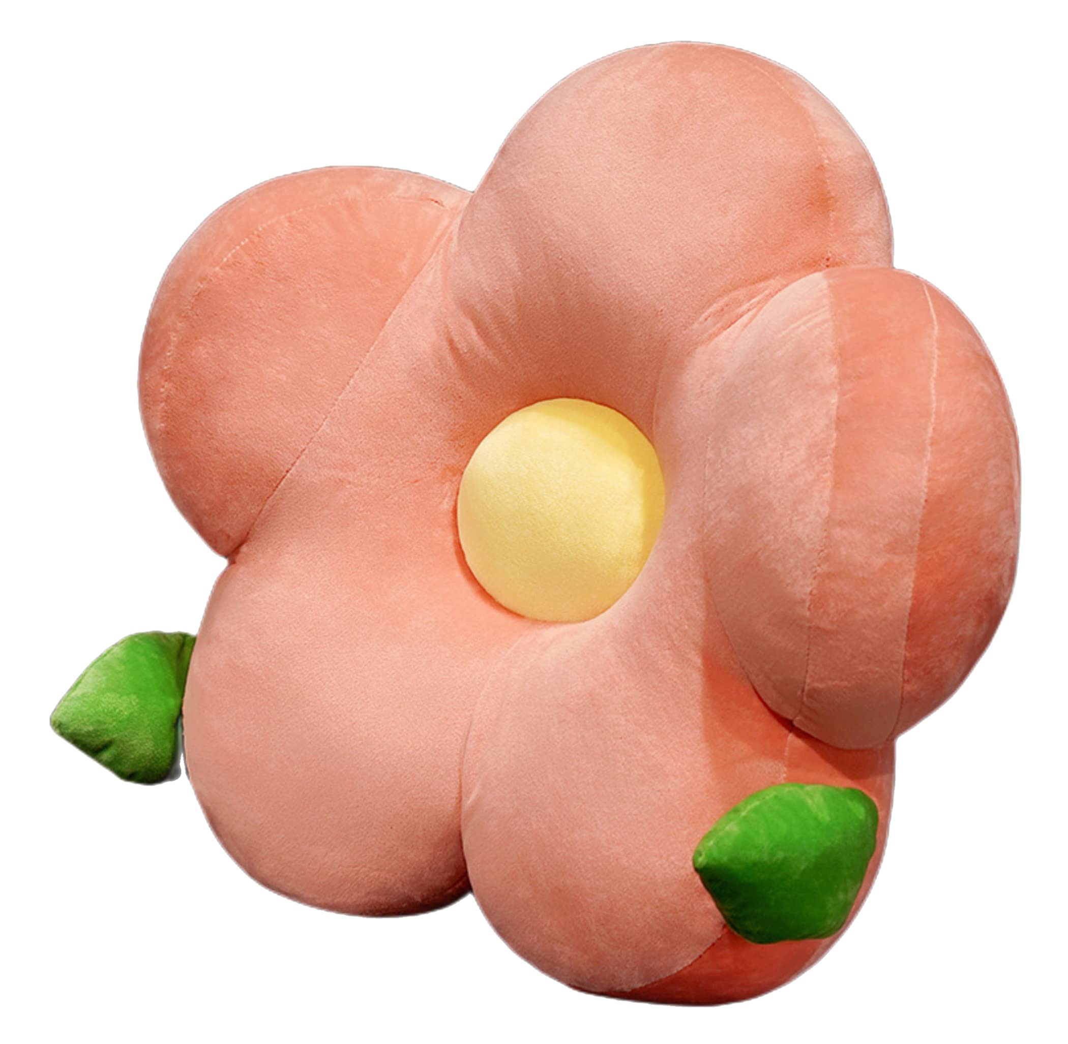 HXIYAN Flower Waist Cushion, Office Classroom, Long Cushion, Thickened seat, Sofa, Bedside Pillow (17.7in*15.7in, Pink)