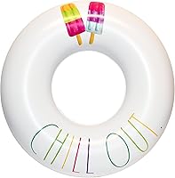 Vista 1 de Rae Dunn x CocoNut Float Junior Ring Float - Balsa inflable de 32 pulgadas y tubo interior de agua duradero - Conducción estable para fiestas