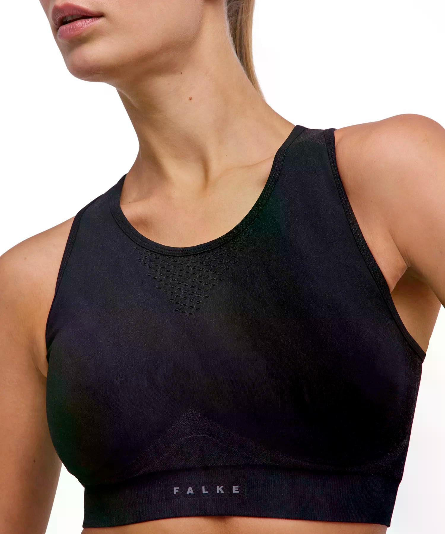 FALKE Damen Support Sport-BH nahtlos mit herausnehmbaren Polstern