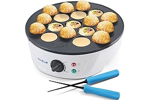StarBlue Takoyaki Maker: Craft Authentic Japanese Octopus Balls with Effortless Temperature Control