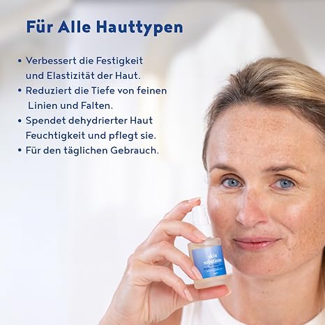 Hyaluron Serum Hochdosiert Hyaluronsäure Serum Gesicht Anti-Ageing Gesichtspflege Anti-Falten Feuchtigkeitspflege Erhellt Strafft & Hydratisiert Haut Alpha Foods