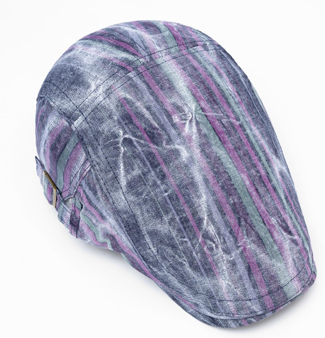 Quanhaigou Unisex Denim Newsboy Hats Flat Ivy Gatsby Cabbie Driving Berets Hat Cotton Dad Cap for Men Women - Image 5