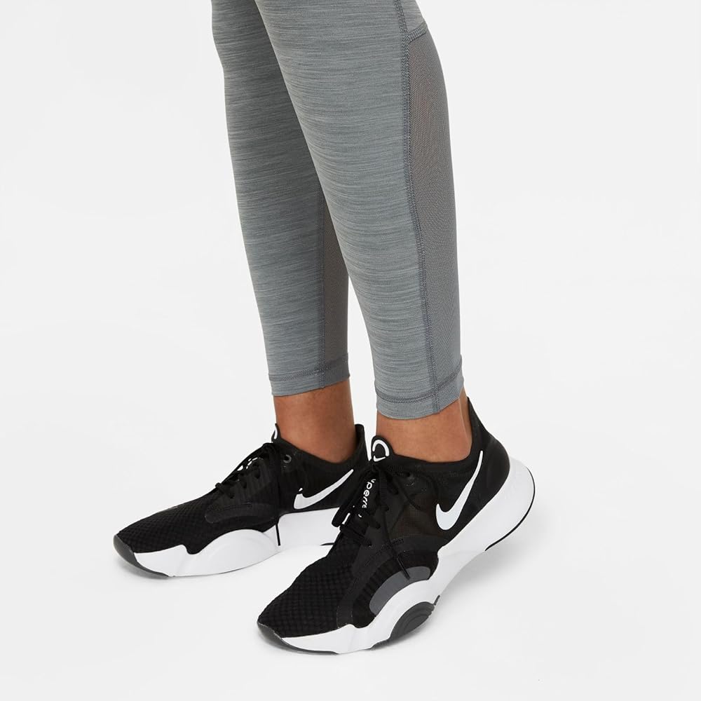 Nike Women's Pro Tights, Smoke Grey/Heather/Black/White at