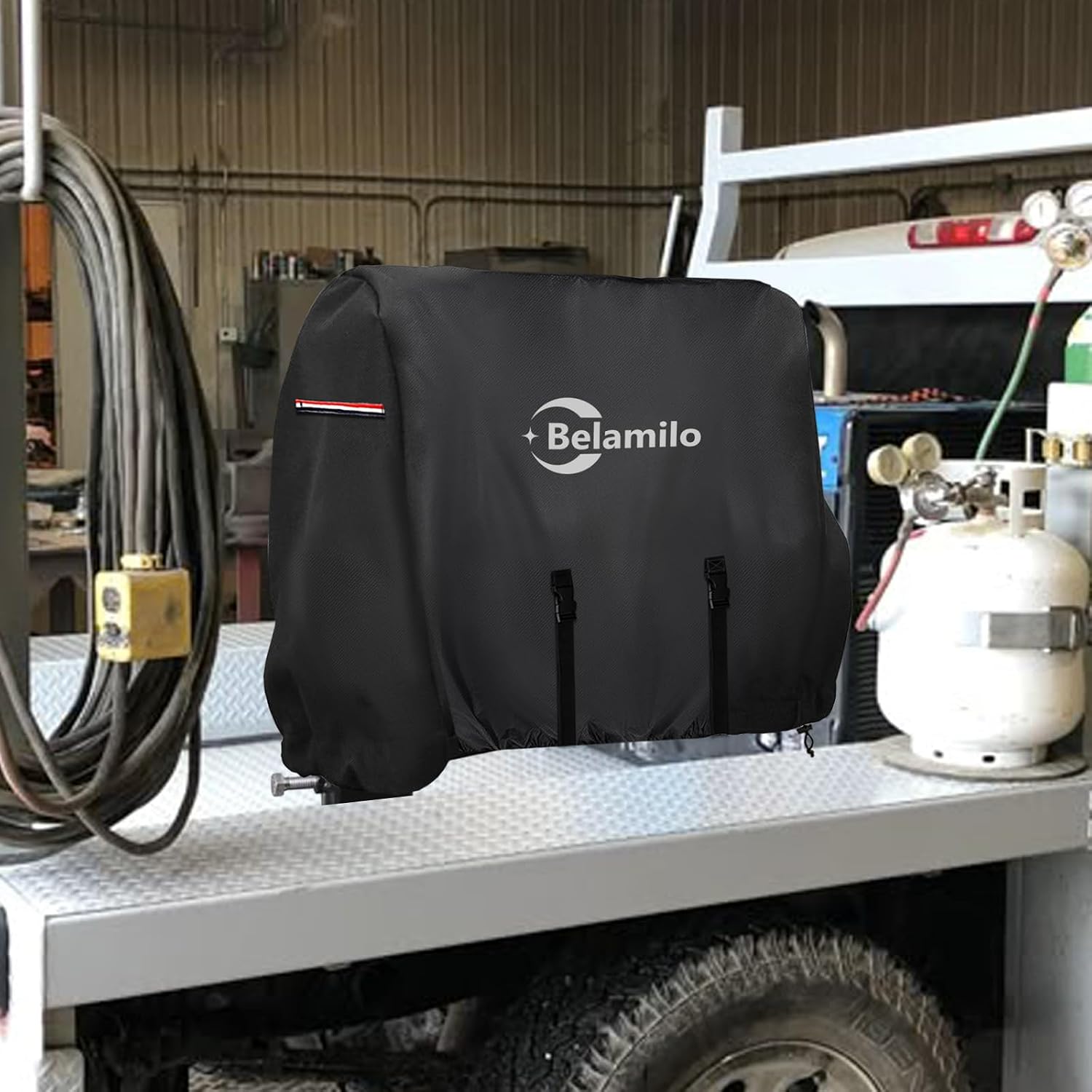 Waterproof Double Welding Lead Reel Cover, All Weather Heavy Duty Protection with Soft Plush Liner
