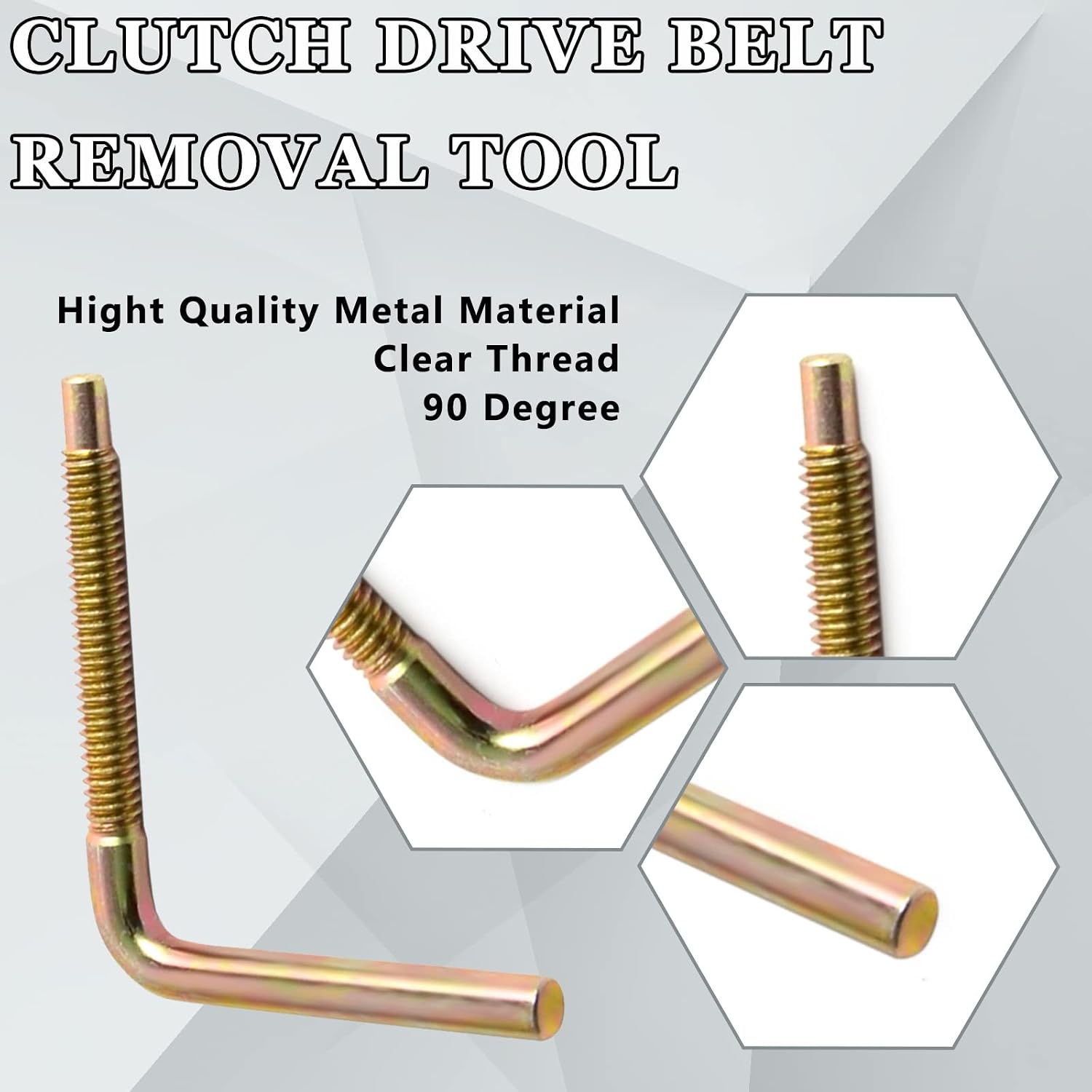 3Pcs Clutch Drive Belt Removal Tools Replacement, Clutch Spreader Drive Ranger Belt Change Tool for Polaris RZR-4 XP 1000 Replace 2875911