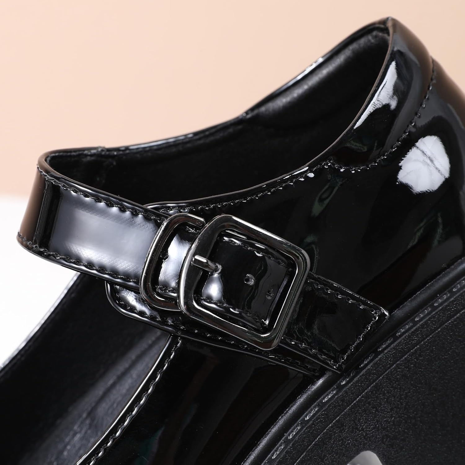 Mary Jane Shoes Women Platform Mary Janes for Women Round Toe Chunky Heels Women's Pumps Fashion Classic Comfortable Dressy Business Casual Shoes Dress Shoes - Image 8