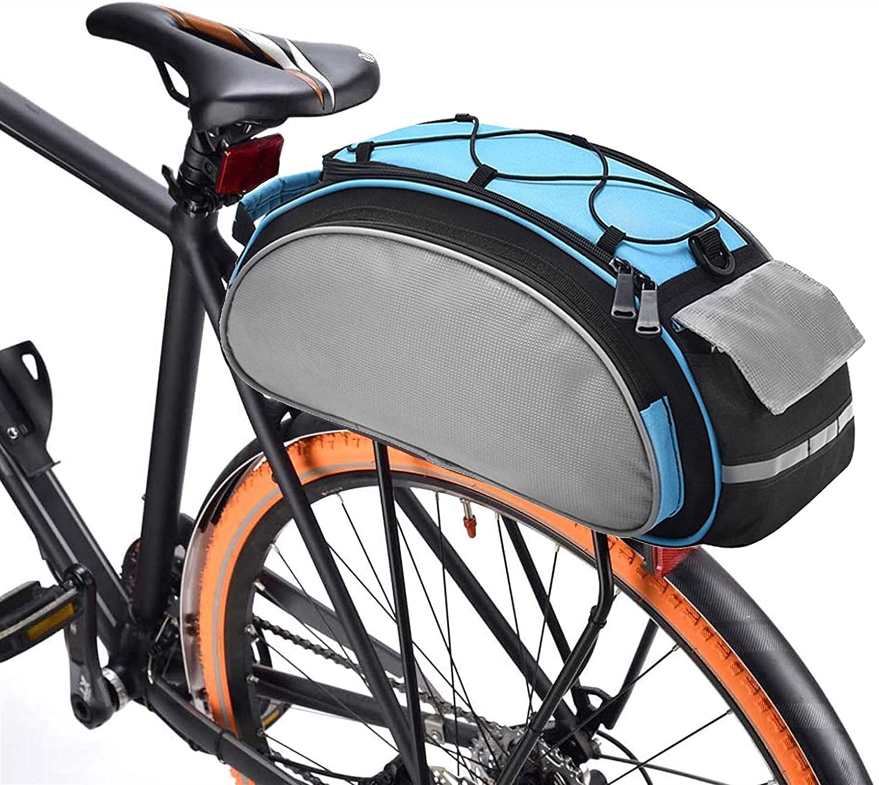 Bolsa de montaña SSDD para trasera de bicicleta que elimina el peso de tu mochila deportiva