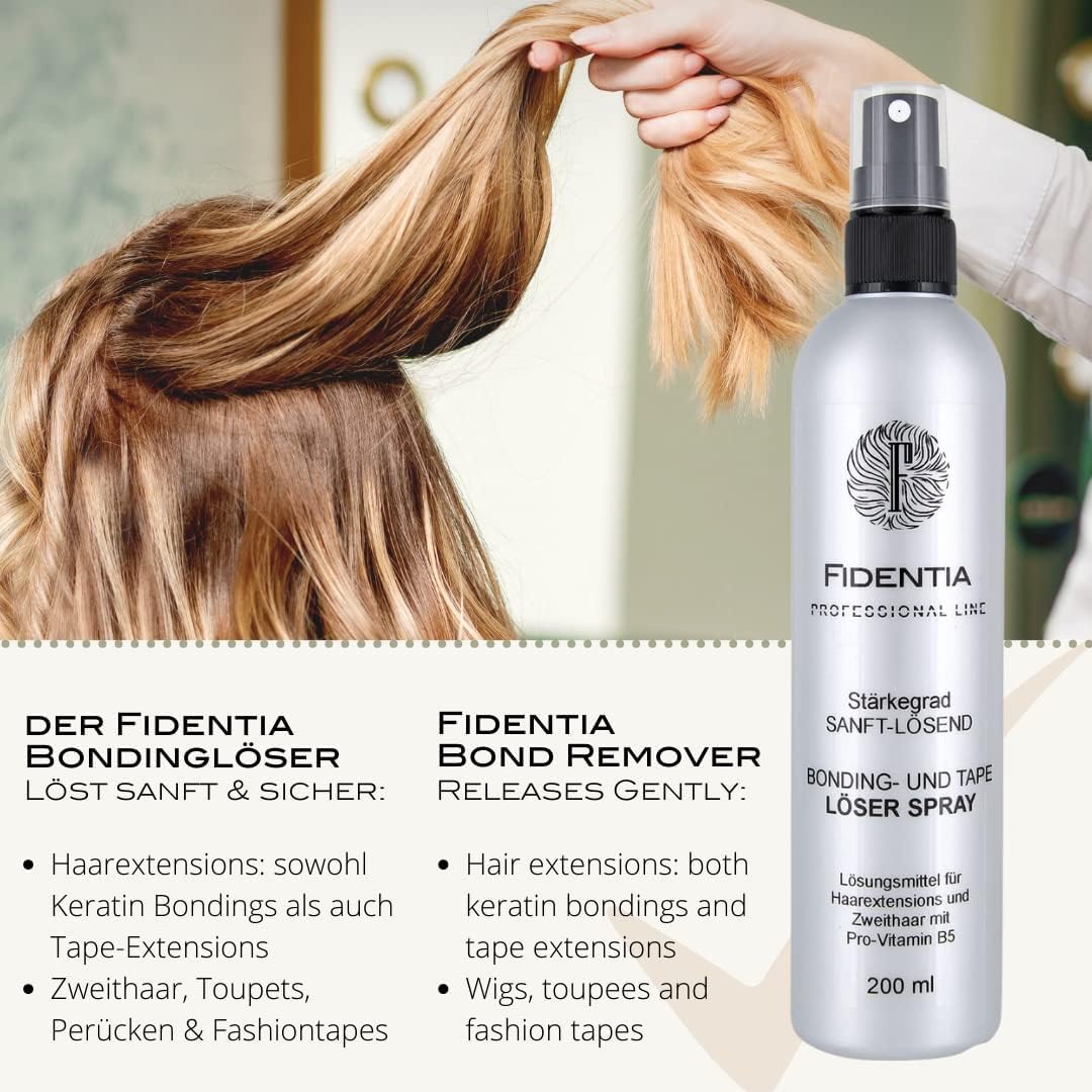 Fidentia Remover Liquid | Solvente per la rimozione collante di parrucche ed estensioni per capelli