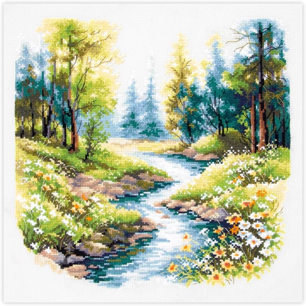 Wizardi Counted Cross-Stitch Kit - Sounds of Nature 70-12 Magic Needle