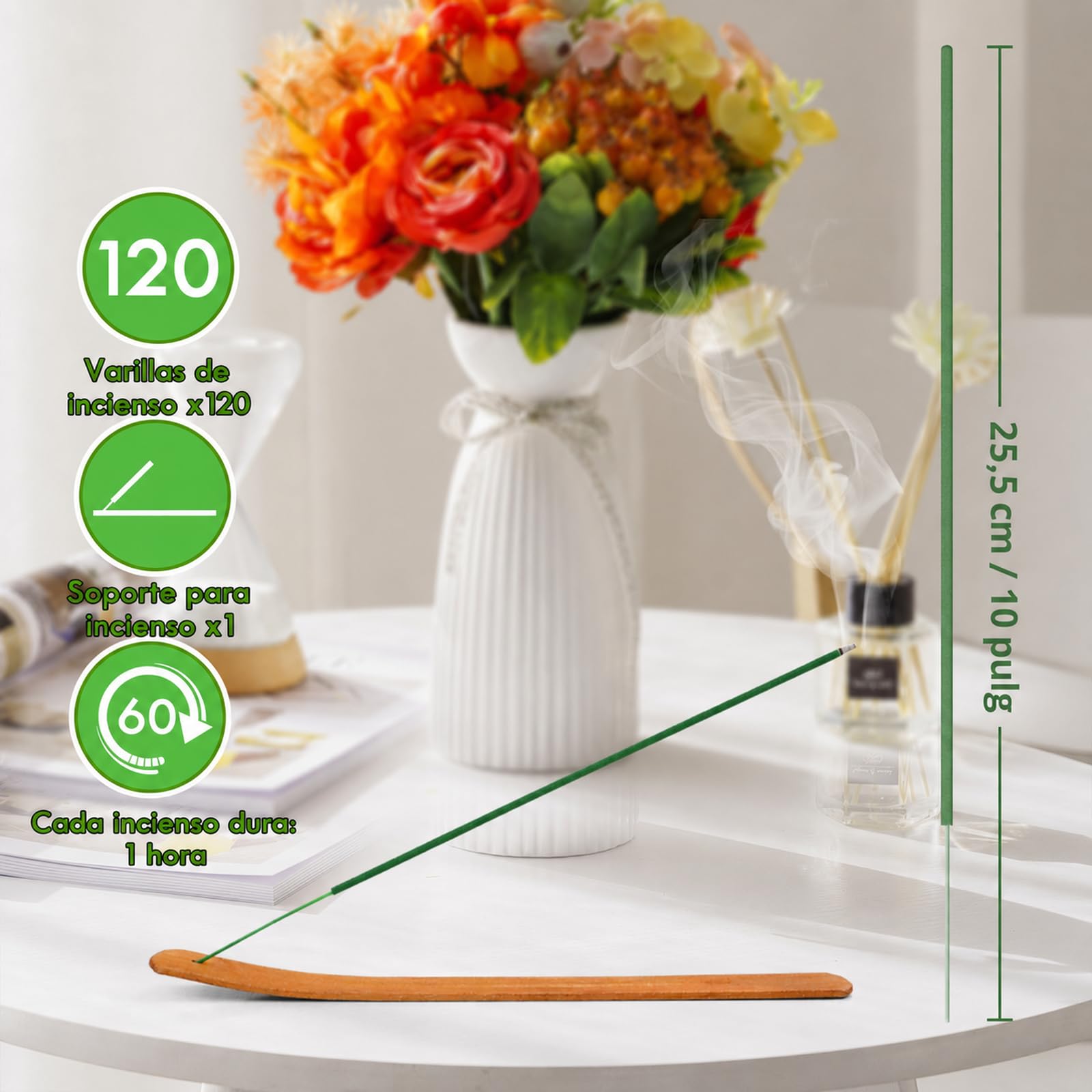 Citronela incienso 120 palos para exteriores jardines