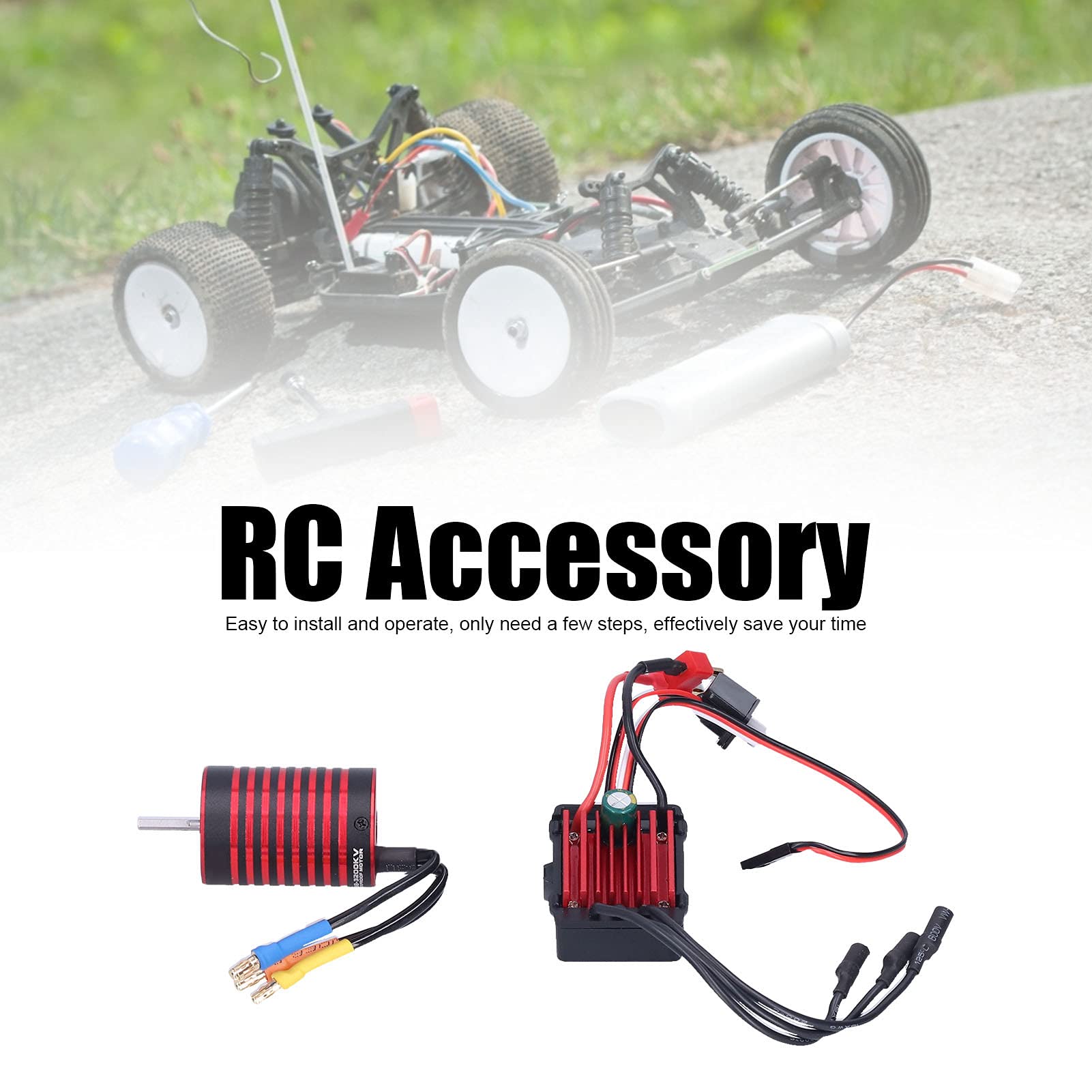 Bezszczotkowy Silnik RC 3200KV z Zestawem ESC 35A