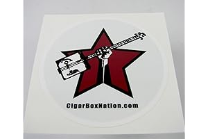 Cigar Box Nation Cigar Lovers' Bumper Sticker - 3" Round Durable Vinyl...